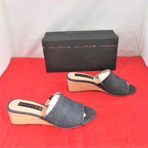 STEVEN NEW YORK Women's Lemur Slip-On Wedge Sandal